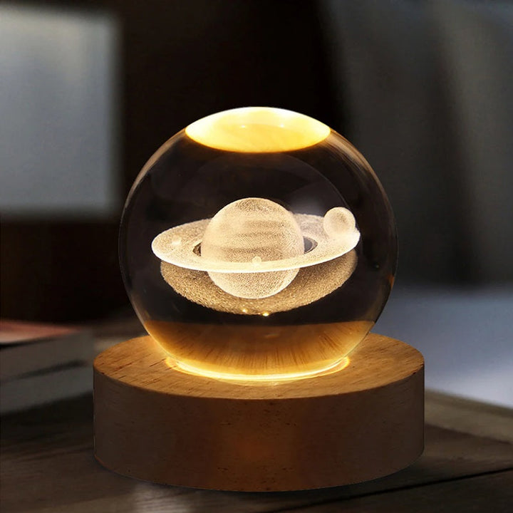 3D Crystal Ball Lamp with Touch Control – USB Powered, Multiple Light Modes for Elegant Home Decor 4