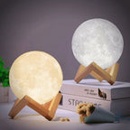 3D Printed Moon Lamp with Touch Control – Portable Night Light in 4 Sizes, Warm White & Cold White Options 8
