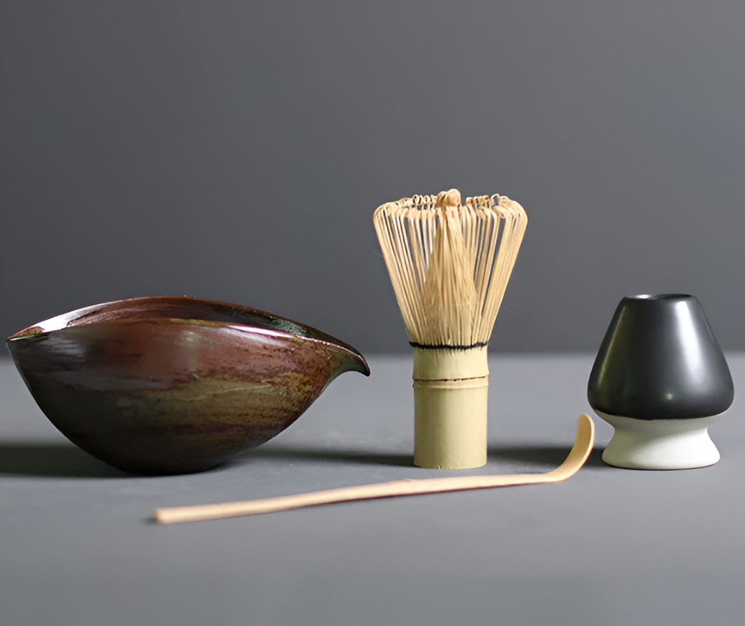 4-Piece Matcha Set with Ceramic Bowl and Bamboo Whisk – Traditional Japanese Tea Ceremony Essentials 12