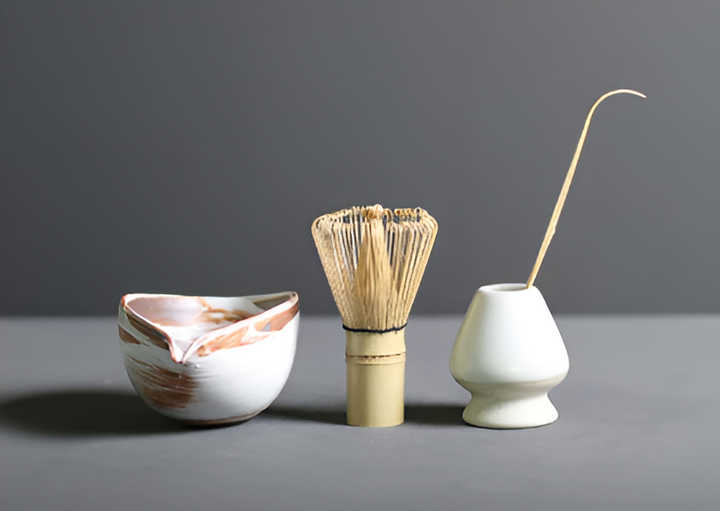 4-Piece Matcha Set with Ceramic Bowl and Bamboo Whisk – Traditional Japanese Tea Ceremony Essentials 6