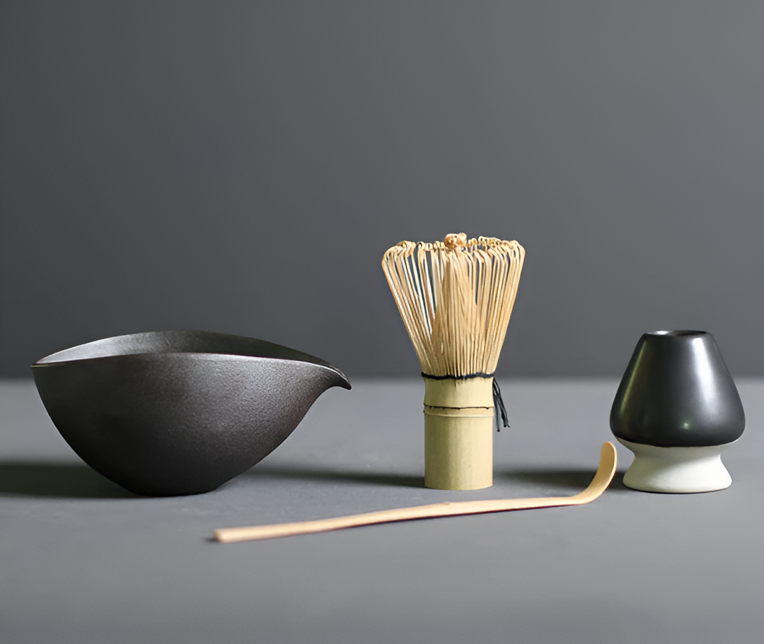 4-Piece Matcha Set with Ceramic Bowl and Bamboo Whisk – Traditional Japanese Tea Ceremony Essentials 8
