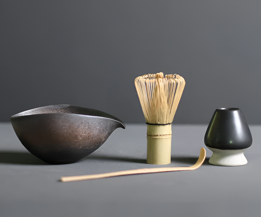 4-Piece Matcha Set with Ceramic Bowl and Bamboo Whisk – Traditional Japanese Tea Ceremony Essentials 9