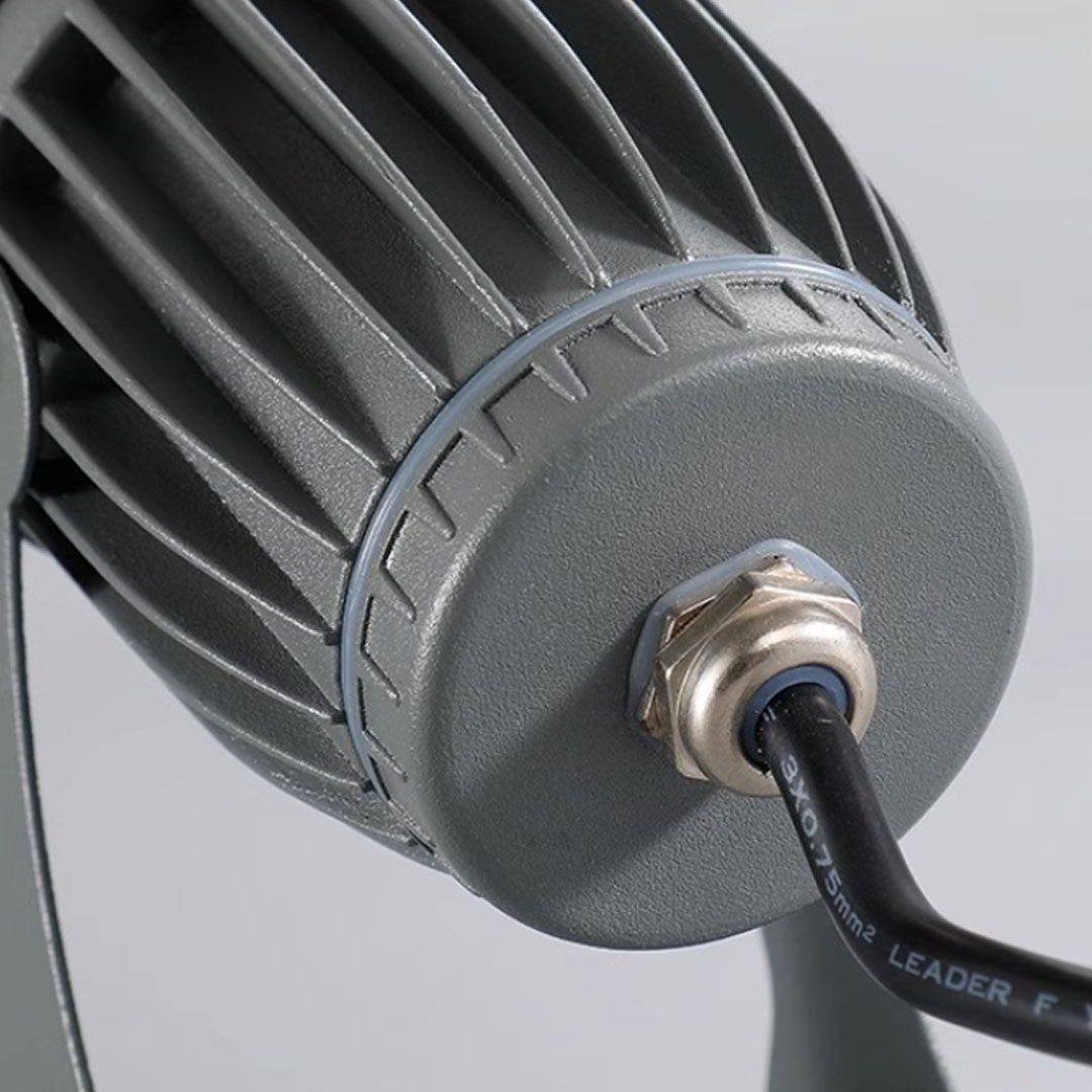 4 PCS LED Outdoor Spotlights, Waterproof Low Voltage Landscape Lighting with Adjustable Wattage and Color Temperature Options 6