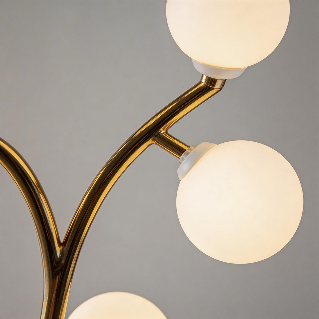 6 PCS Decorative Floor Lamps with Cotton Tree Design – Elegant Wedding Lighting 7