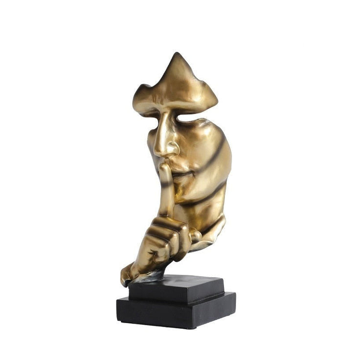 Abstract Face Sculpture in High-Quality Resin – 10.6 Inch Decorative Art Piece for Home and Office Decor 2
