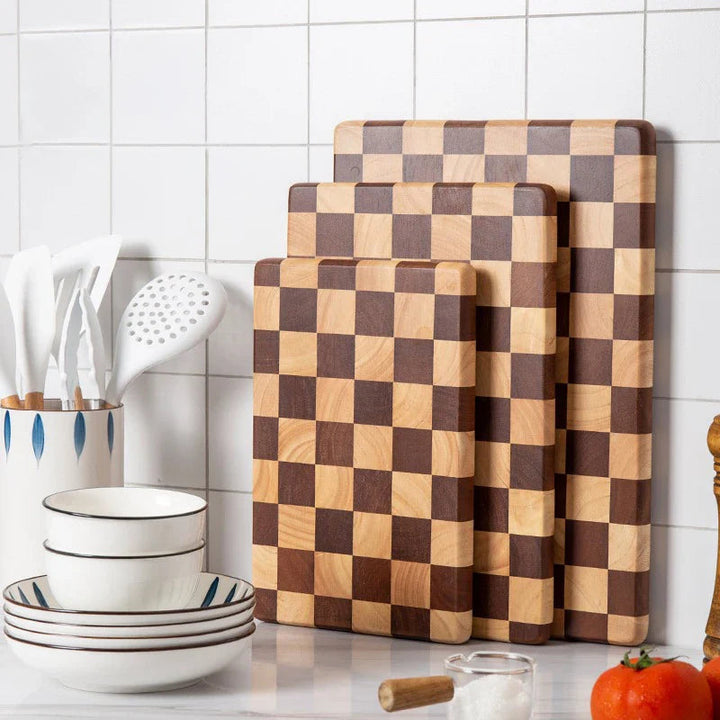 Acacia Wood Cutting Board – Non-Slip Design, Durable Kitchen Essential for Cutting and Chopping – Available in Multiple Sizes 2