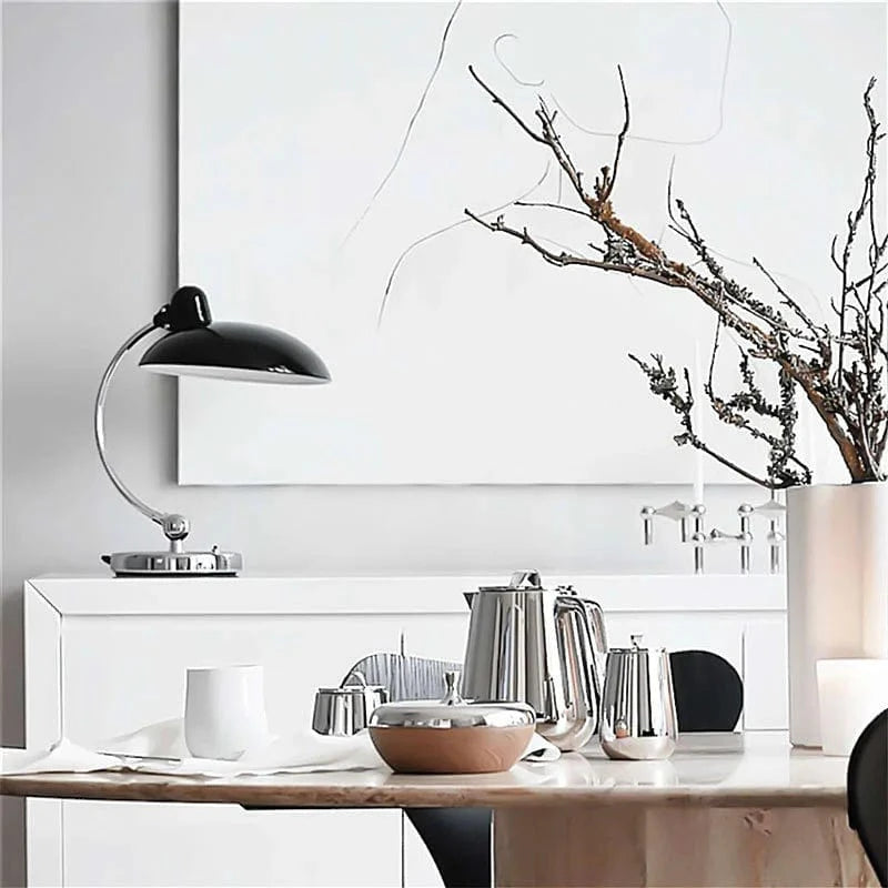 Adjustable Bauhaus Desk Lamp – Modern Elegance with Adjustable Head and Durable Metal Finish for Home or Office 2