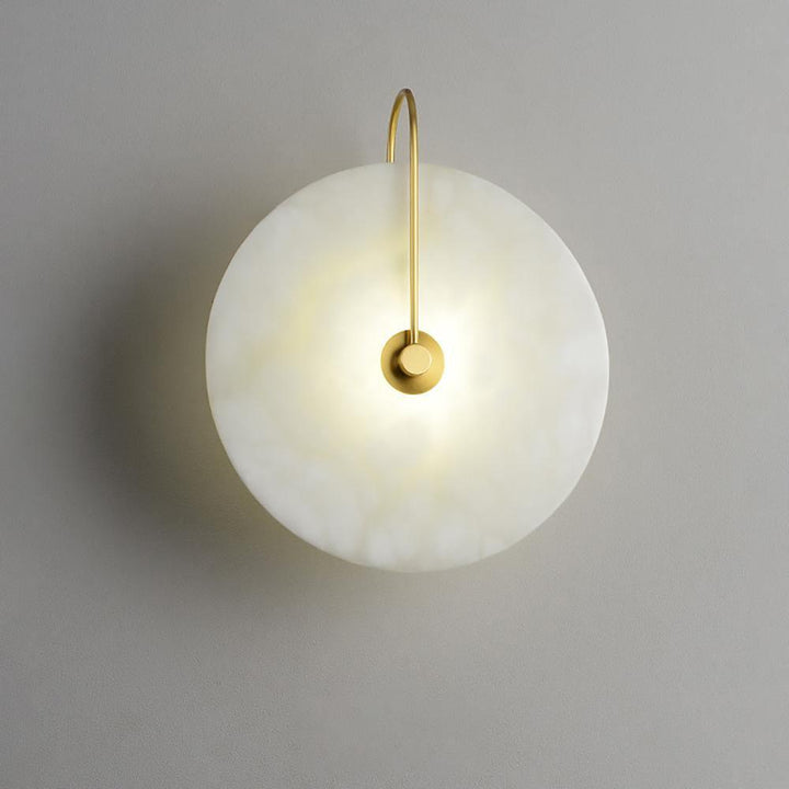 Alabaster Wall Lamp with Integrated LED – Elegant Lighting for Modern and Classic Interiors 1