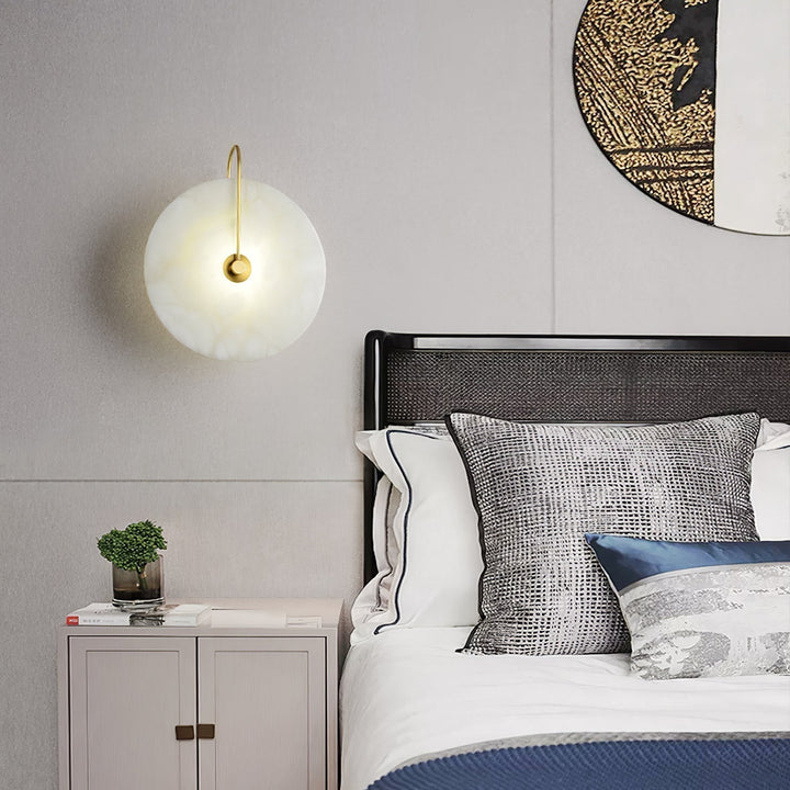 Alabaster Wall Lamp with Integrated LED – Elegant Lighting for Modern and Classic Interiors 5