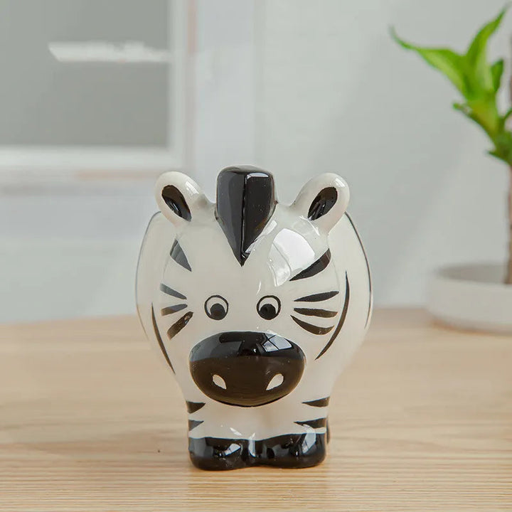 Animal Flower Pots for Succulents – Unique Ceramic Indoor Plant Pots, 8 x 7 x 7.5 cm, Whimsical Designs 5