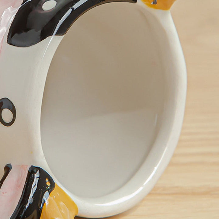 Animal Flower Pots for Succulents – Unique Ceramic Indoor Plant Pots, 8 x 7 x 7.5 cm, Whimsical Designs 7