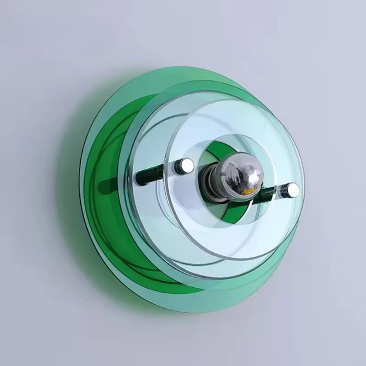 Antique Bauhaus Wall Lamp with LED Lighting – Colorful Decorative Fixture 0