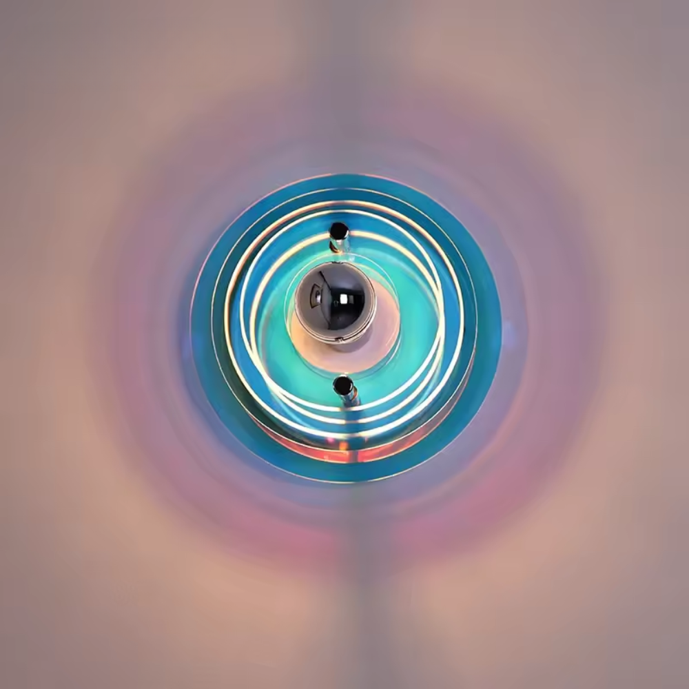 Antique Bauhaus Wall Lamp with LED Lighting – Colorful Decorative Fixture 10