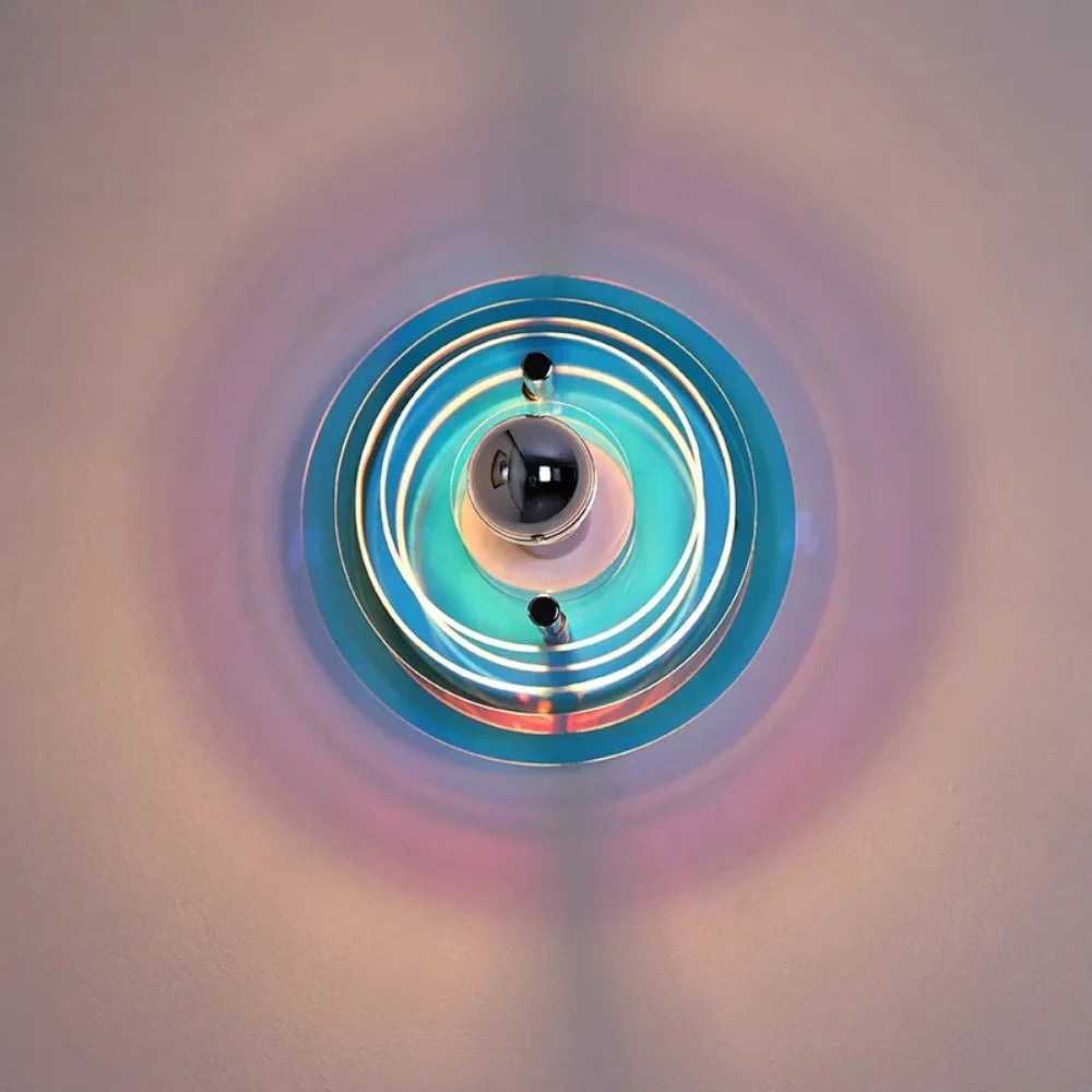 Antique Bauhaus Wall Lamp with LED Lighting – Colorful Decorative Fixture 4