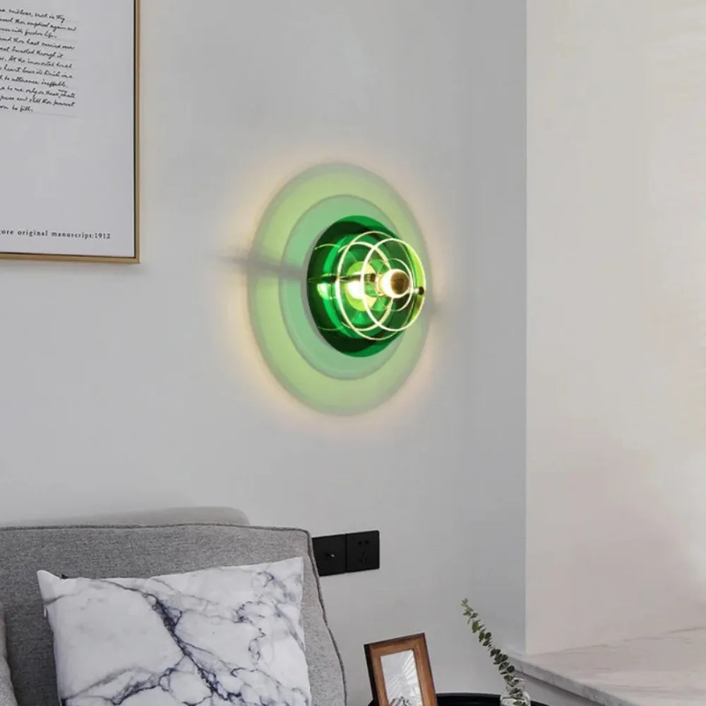 Antique Bauhaus Wall Lamp with LED Lighting – Colorful Decorative Fixture 5