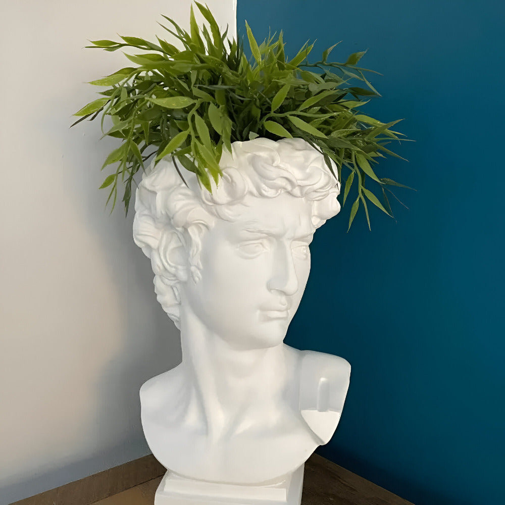 Apollo Vaso – Elegant Greek God Vase in Ceramic – 30 cm Artistic Home Décor 0