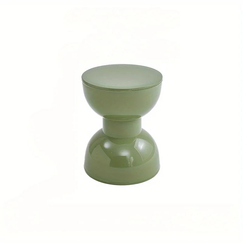 Arc-Shaped Low Side Table – Compact Plastic Accent for Living Room and Hall 6