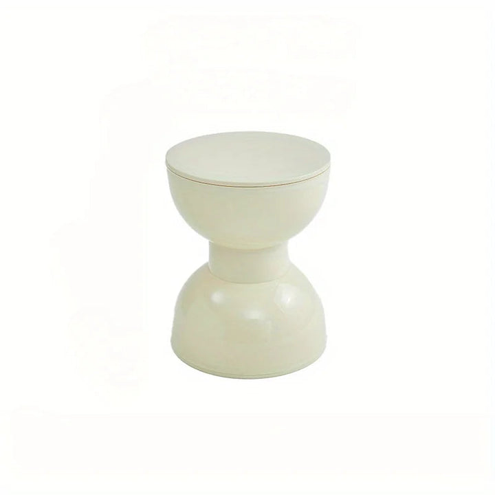 Arc-Shaped Low Side Table – Compact Plastic Accent for Living Room and Hall 7