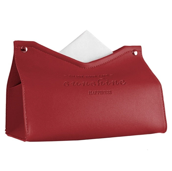Artistic Tissue Holder in Artificial Leather – Stylish Home Décor Accessory 3