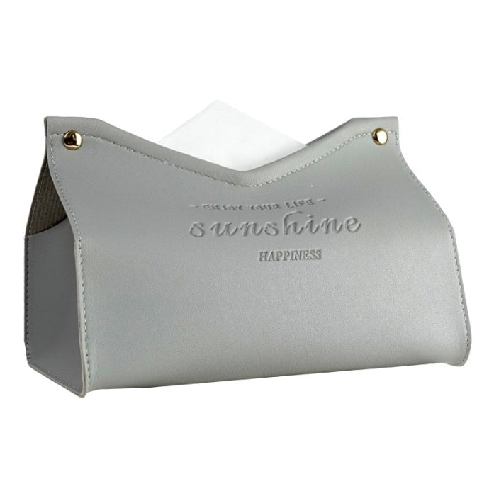 Artistic Tissue Holder in Artificial Leather – Stylish Home Décor Accessory 4