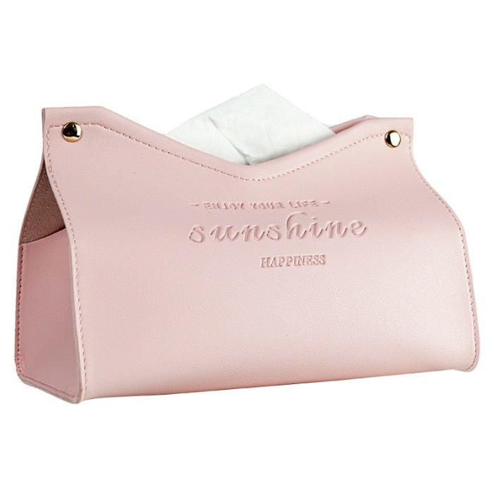 Artistic Tissue Holder in Artificial Leather – Stylish Home Décor Accessory 5