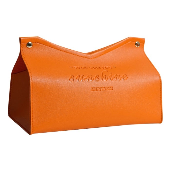 Artistic Tissue Holder in Artificial Leather – Stylish Home Décor Accessory 6