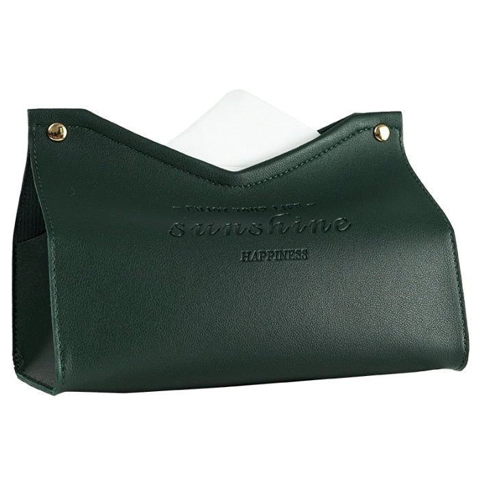 Artistic Tissue Holder in Artificial Leather – Stylish Home Décor Accessory 7