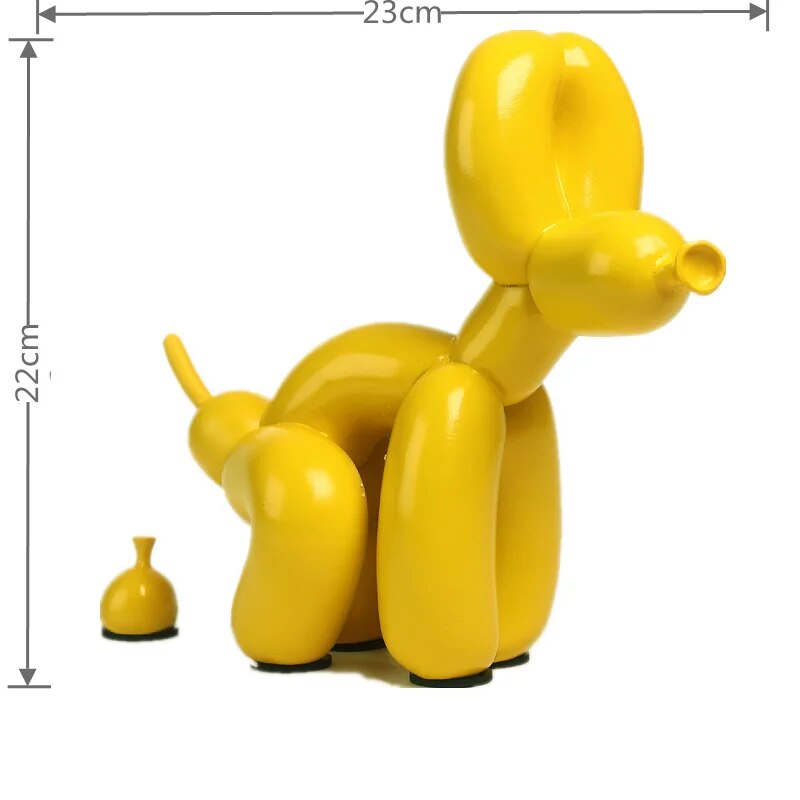 Balloon Dog Sculpture 2.0 – Playful Art Piece in Polished Resin, 27cm x 23cm 7