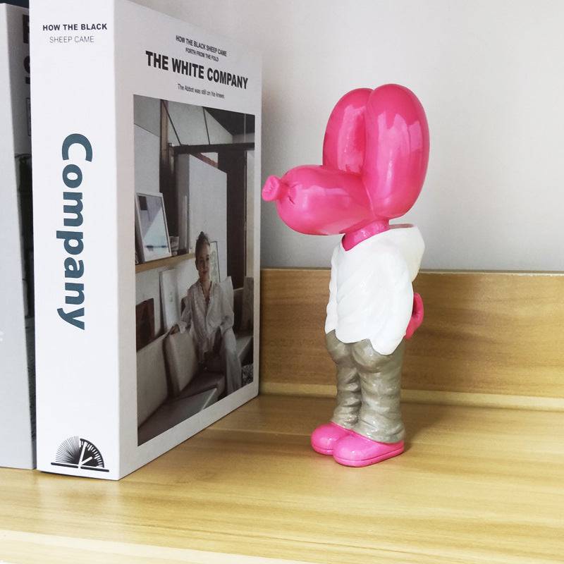 Balloon Dog Sculpture – Elegant Resin Art for Home Decor, Unique Wall Decor, and Room Decor Accent – 18cm High 1