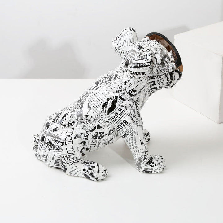 Bold Cool Bully Artwork – Striking Art Piece in Environmentally Friendly Resin for Modern Home Decor 4