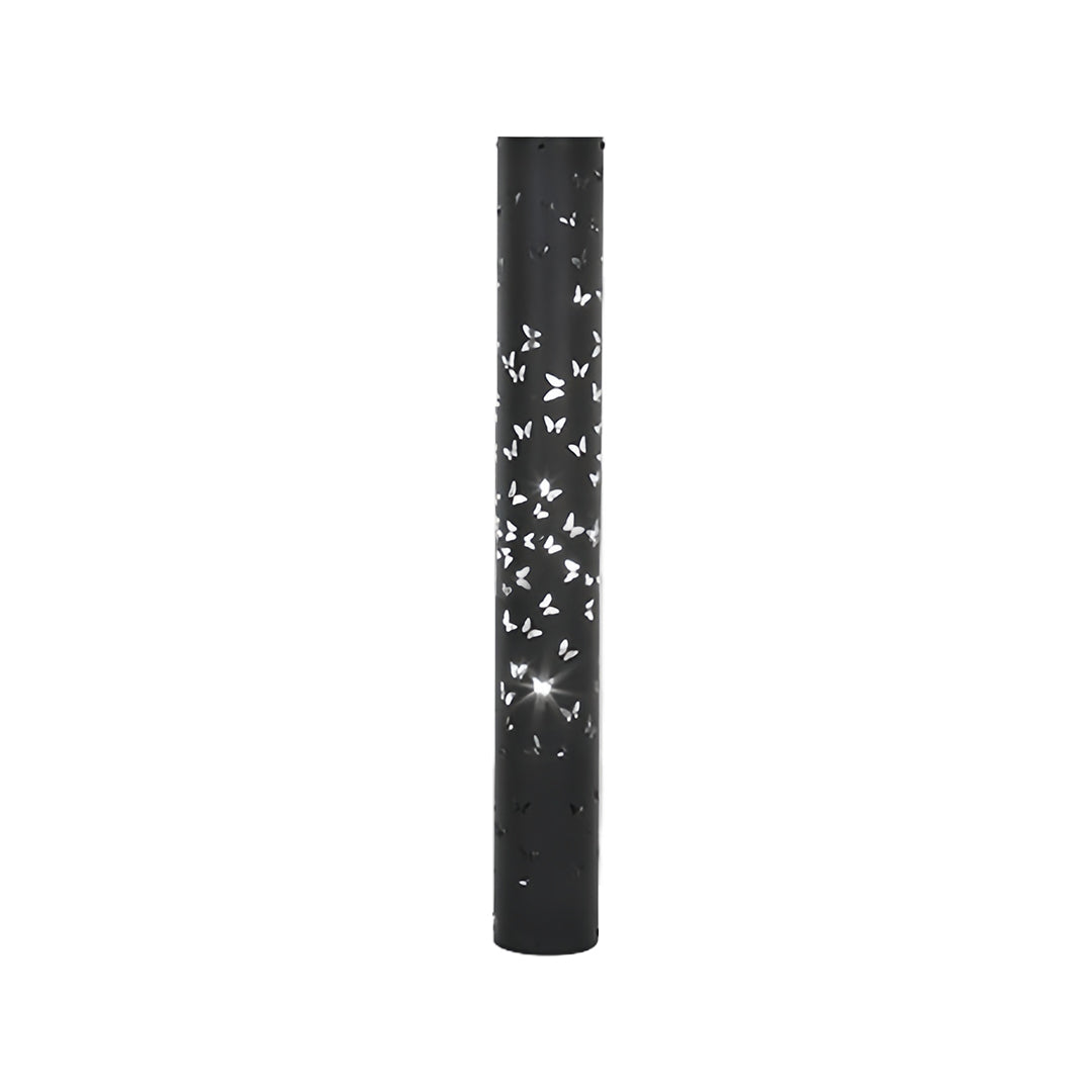 Butterfly Floor Lamp with Ambient Projection – Decorative Column Lamp in Black and White 8