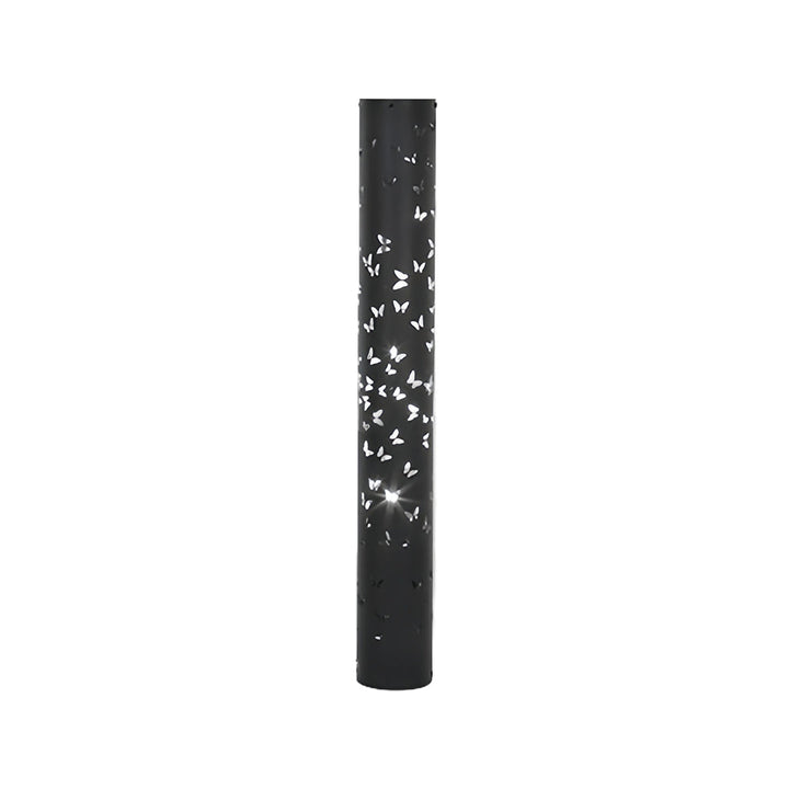 Butterfly Floor Lamp with Ambient Projection – Decorative Column Lamp in Black and White 8