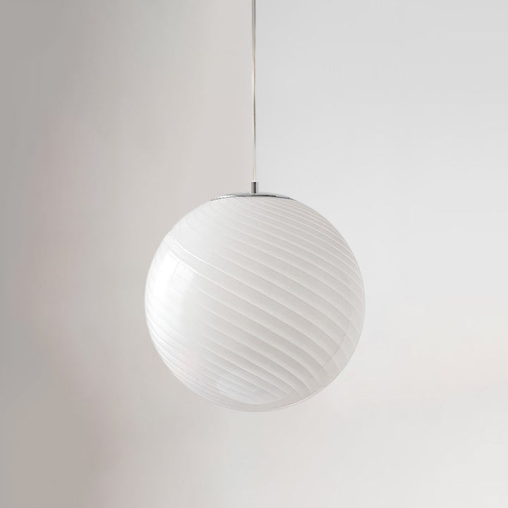 Candy Swirl Glass Pendant Lighting – Adjustable Height Stained Glass Hanging Light for Kitchen Island and Contemporary Decor 0