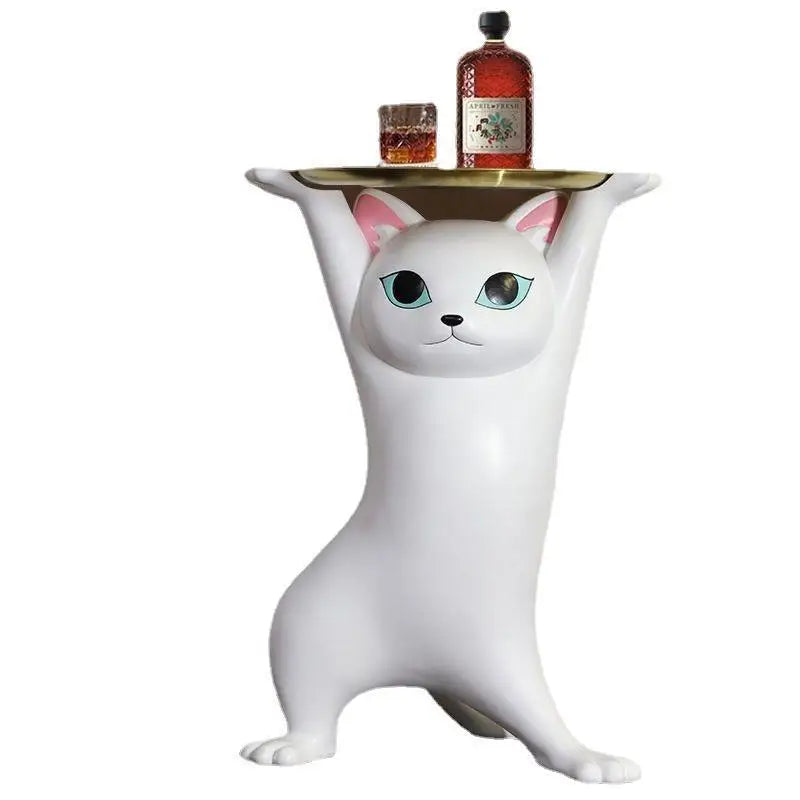 Cat Figure Side Table – Playful Decorative Coffee Table for Modern Living Rooms 5