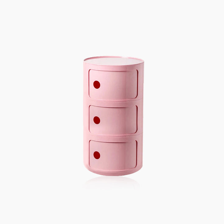 Cavo Modul Round Side Table with Componibili Style Storage – Versatile and Stylish 11