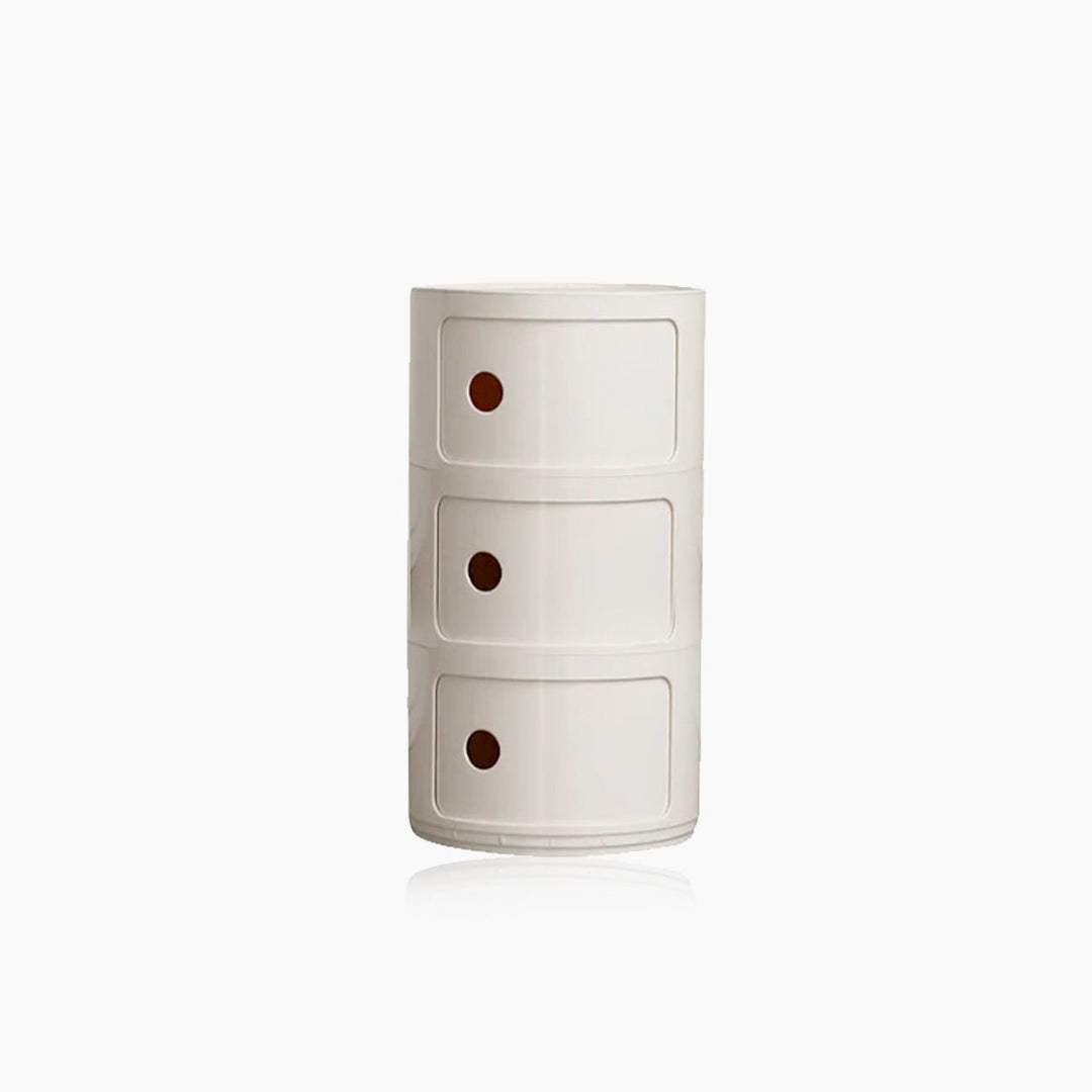 Cavo Modul Round Side Table with Componibili Style Storage – Versatile and Stylish 14