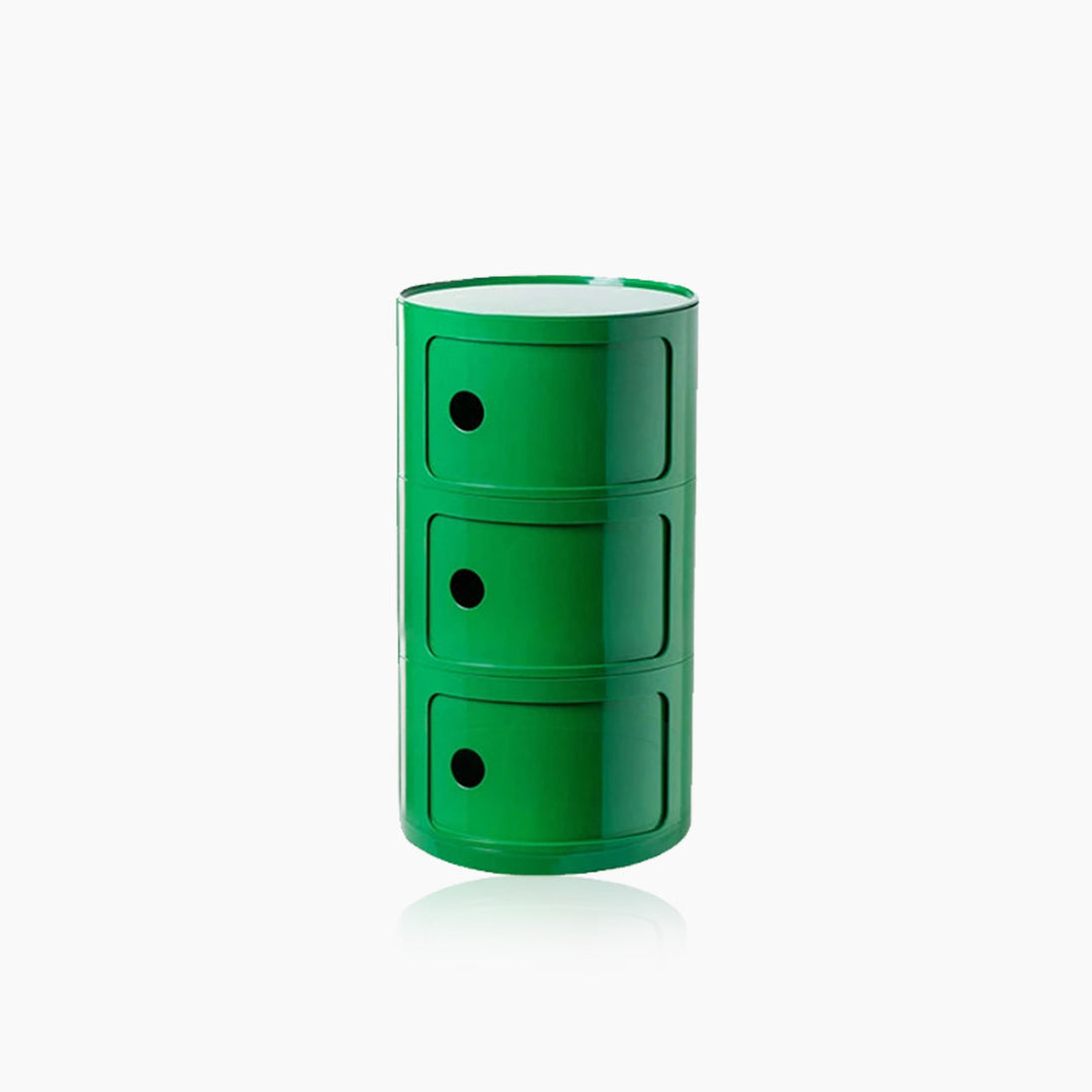 Cavo Modul Round Side Table with Componibili Style Storage – Versatile and Stylish 17
