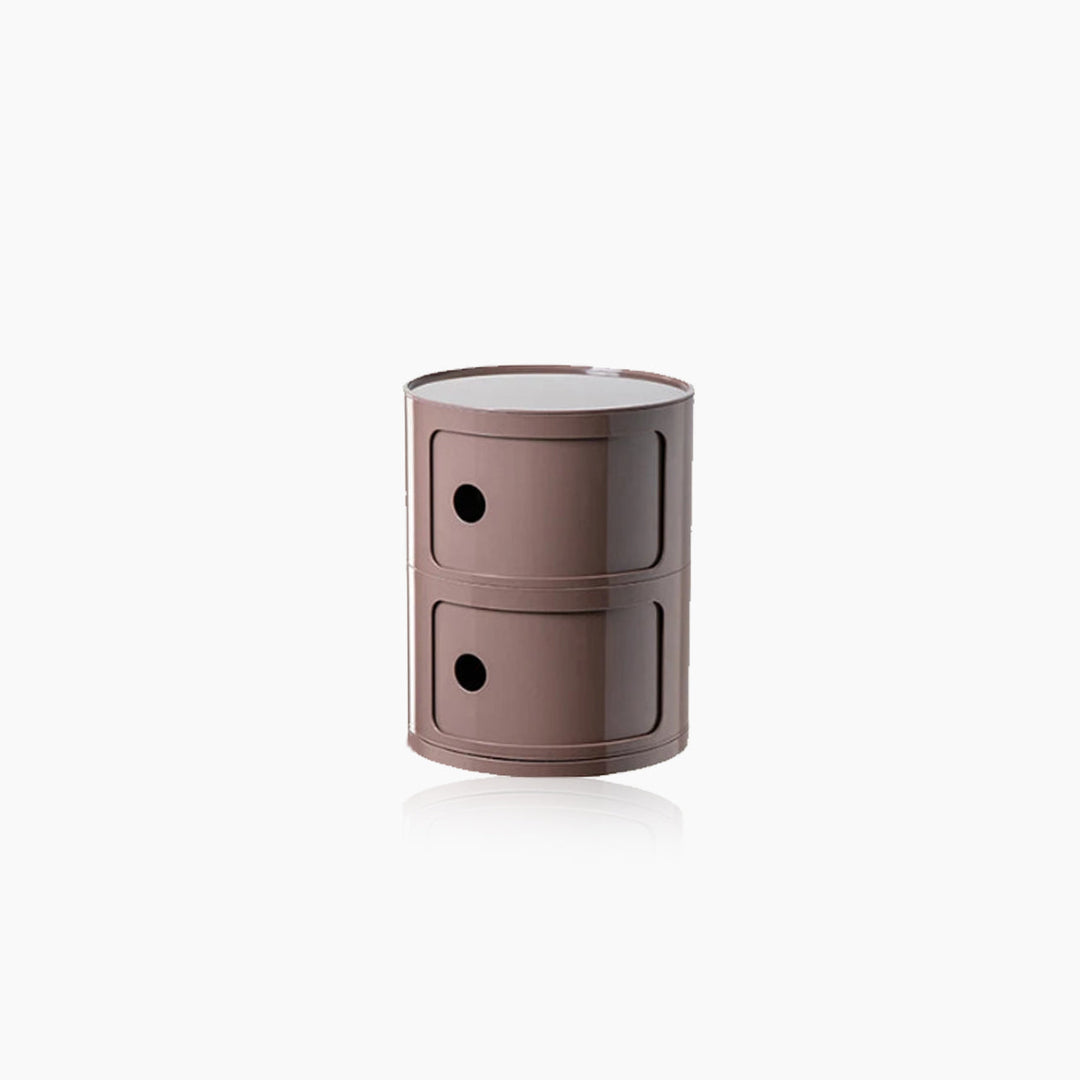 Cavo Modul Round Side Table with Componibili Style Storage – Versatile and Stylish 18