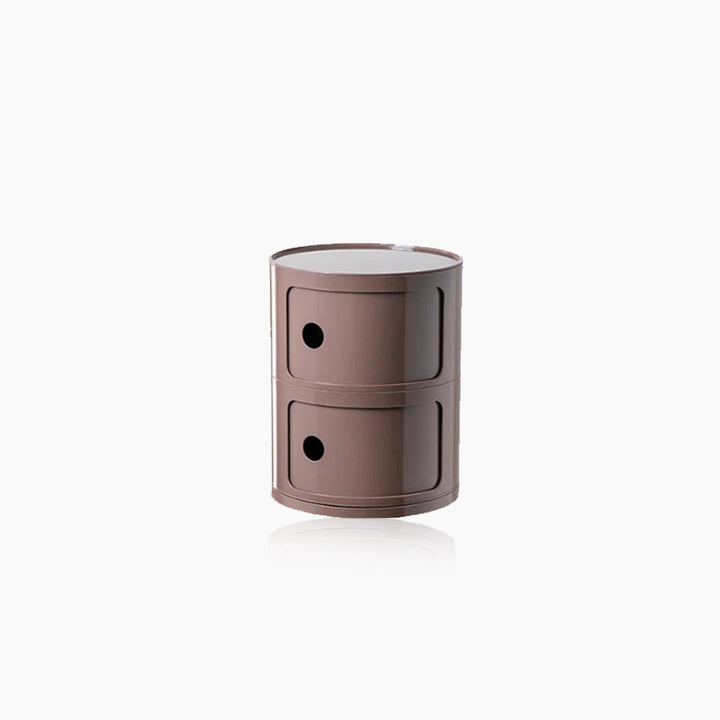 Cavo Modul Round Side Table with Componibili Style Storage – Versatile and Stylish 18