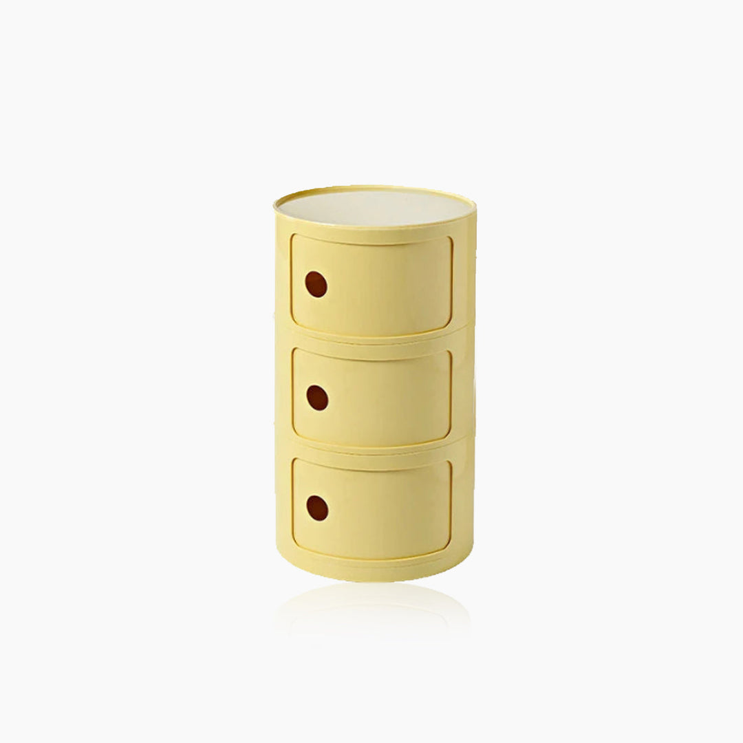 Cavo Modul Round Side Table with Componibili Style Storage – Versatile and Stylish 19