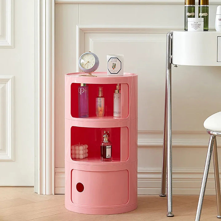 Cavo Modul Round Side Table with Componibili Style Storage – Versatile and Stylish 2