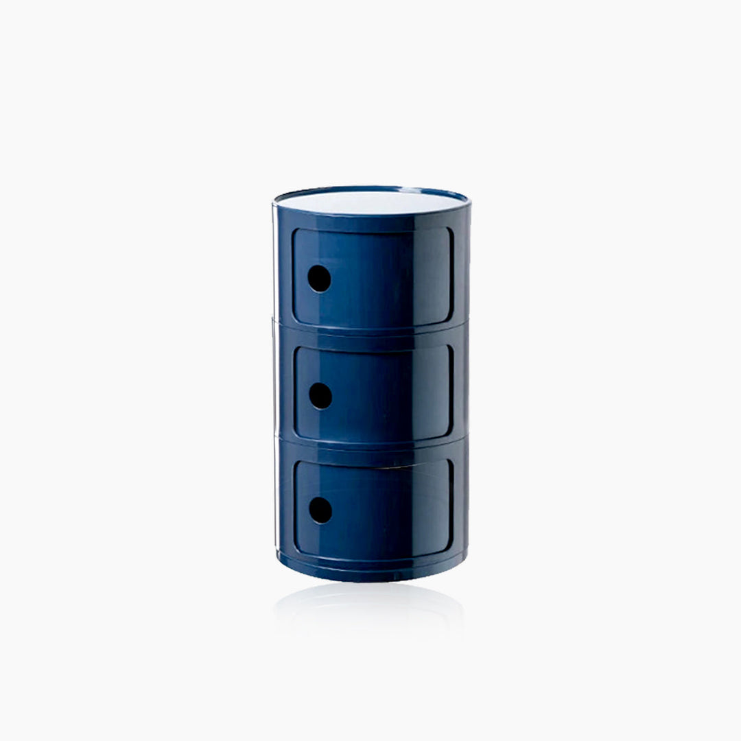 Cavo Modul Round Side Table with Componibili Style Storage – Versatile and Stylish 21