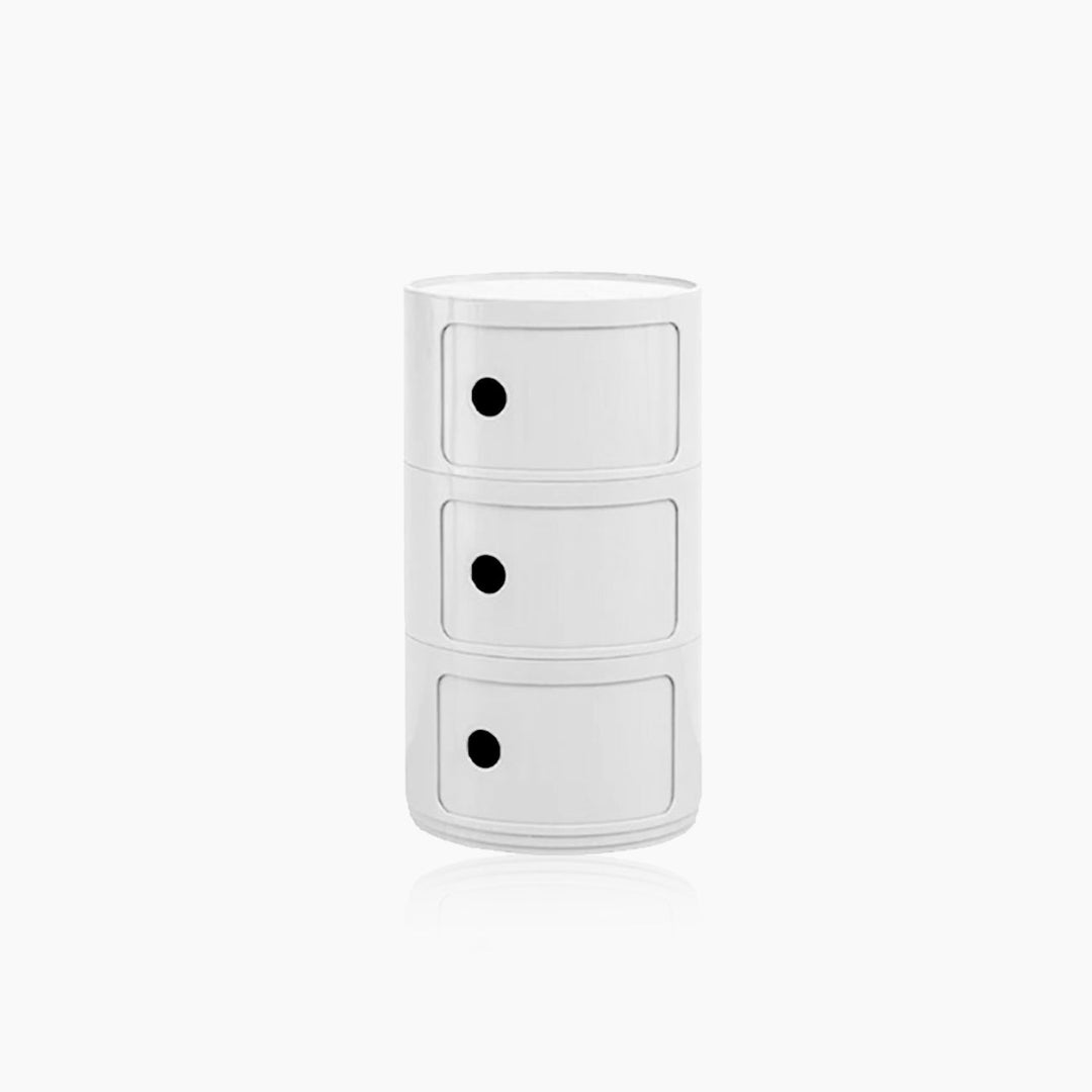Cavo Modul Round Side Table with Componibili Style Storage – Versatile and Stylish 23