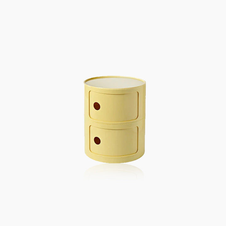 Cavo Modul Round Side Table with Componibili Style Storage – Versatile and Stylish 25