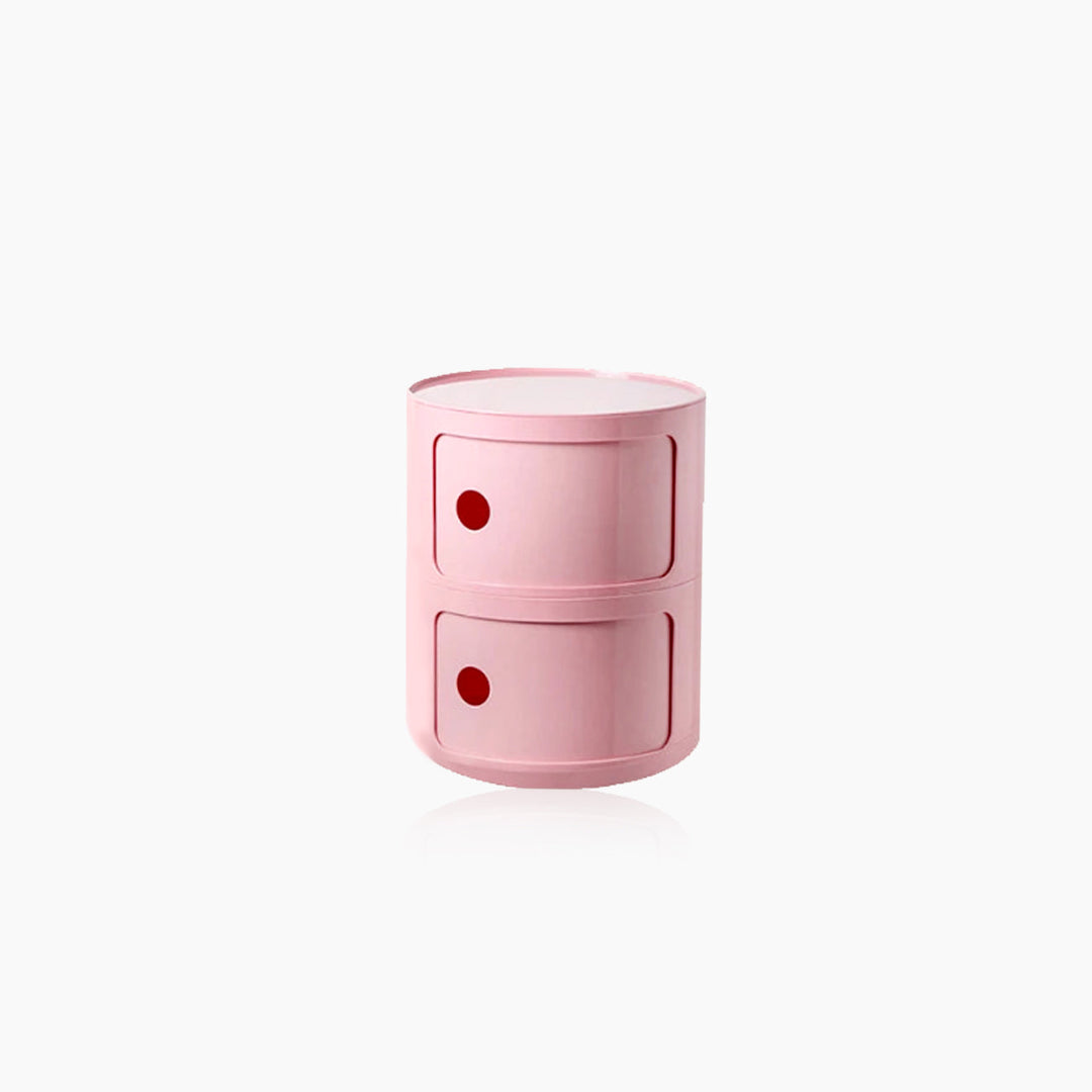 Cavo Modul Round Side Table with Componibili Style Storage – Versatile and Stylish 27