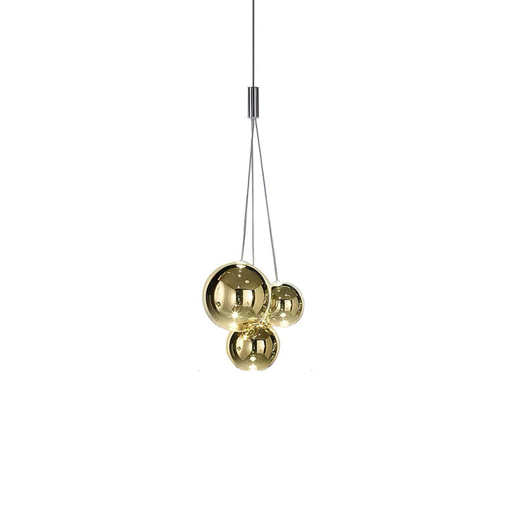 Cluster Bubble Pendant Light – Modern Glass and Metal Design with Adjustable Height for Kitchen and Home Décor 9