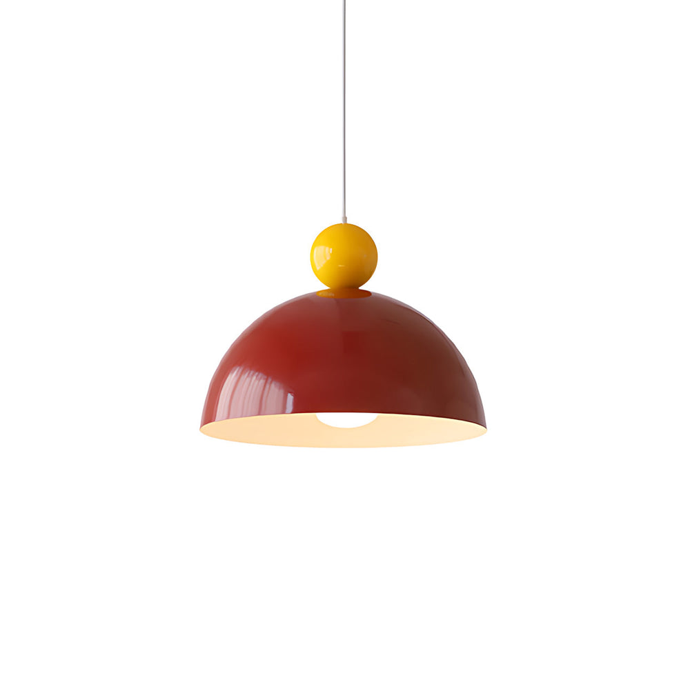 Colorful Pendant Light – Contemporary Iron Hanging Light Fixture with Adjustable Height for Kitchen Island and Modern Interiors 1