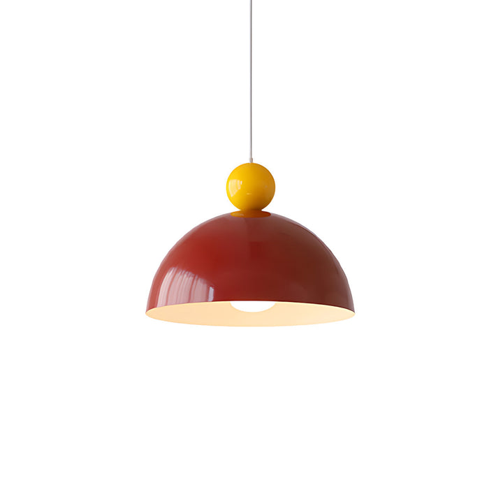 Colorful Pendant Light – Contemporary Iron Hanging Light Fixture with Adjustable Height for Kitchen Island and Modern Interiors 1