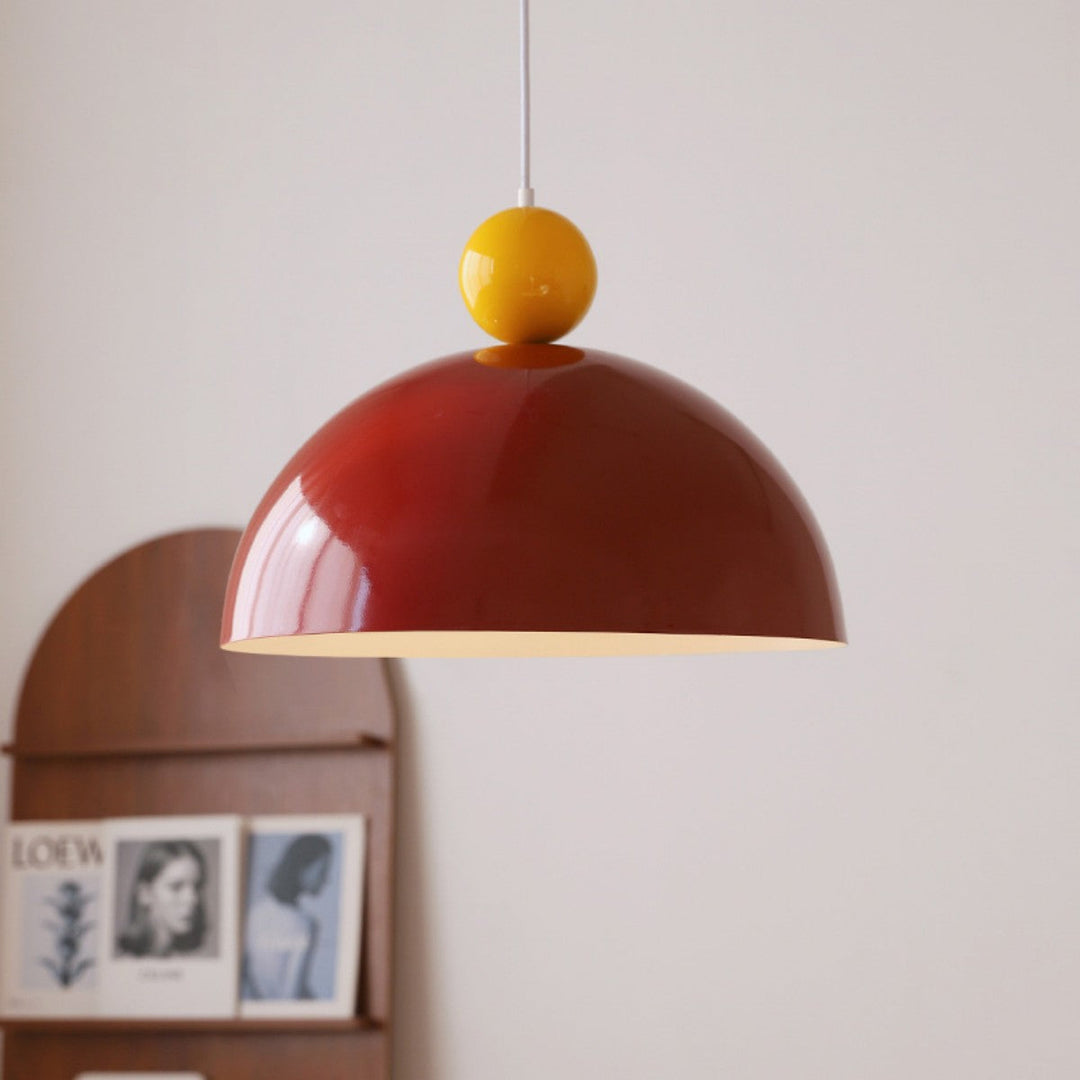 Colorful Pendant Light – Contemporary Iron Hanging Light Fixture with Adjustable Height for Kitchen Island and Modern Interiors 2