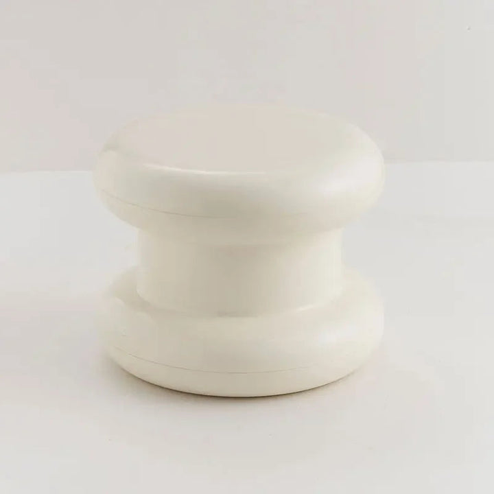 Compact Scandinavian Side Table and Stool – Multifunctional Plastic Design for Bedroom and Living Room 0